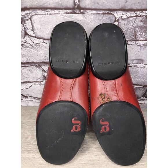 Cole Haan Air G Series Red Suede Leather Trim Mule Shoes Women’s Sz 8.5B US/39EU - Picture 13 of 16